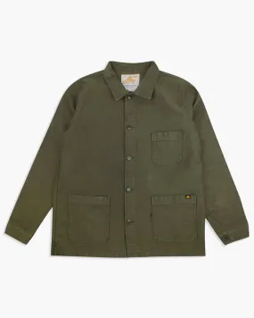 Le Mont St Michel Moleskin Authentic Work Jacket - Khaki