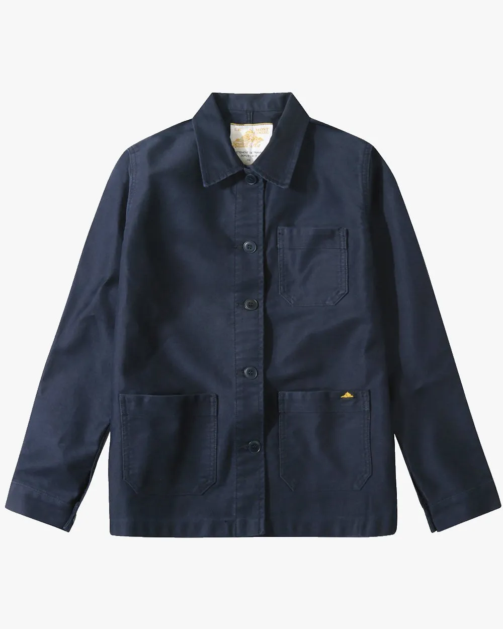 Le Mont St Michel Moleskin Authentic Work Jacket - Navy