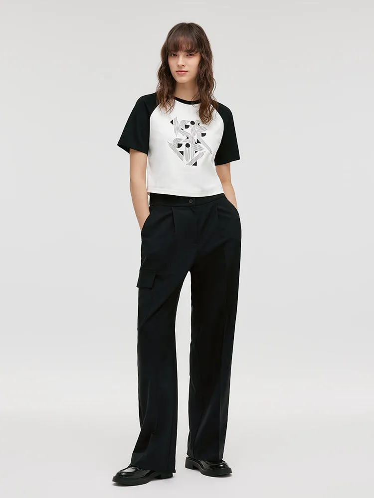 Loose Straight Women Pants With Pockets