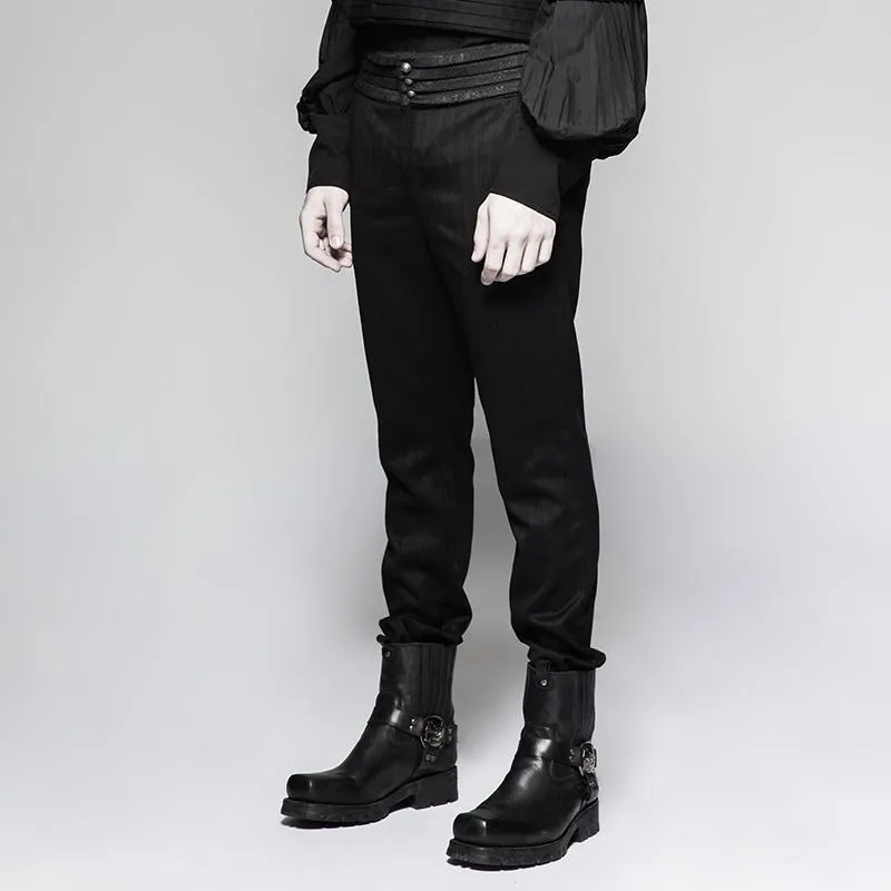 Men's Gothic Striped Pants