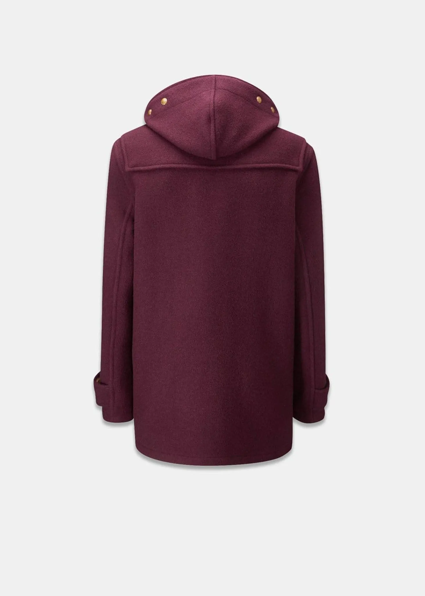 Mid Monty Duffle Coat Burgundy