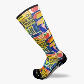 New York Blocks Compression Socks (Knee-High)