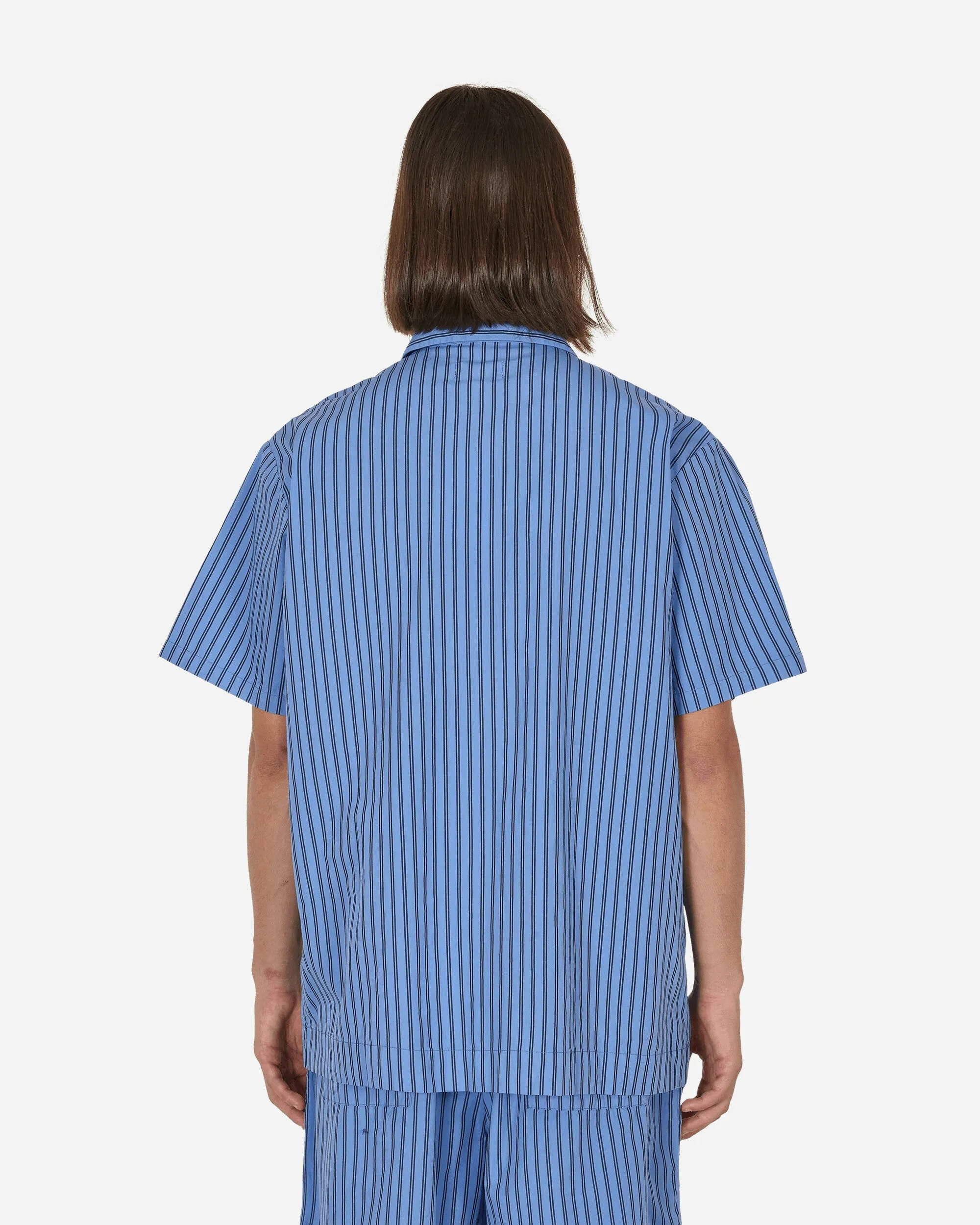 Poplin Pyjamas Shortsleeve Shirt Boro Stripes