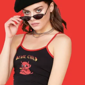 "DEVIL CHILD" CROP TOP