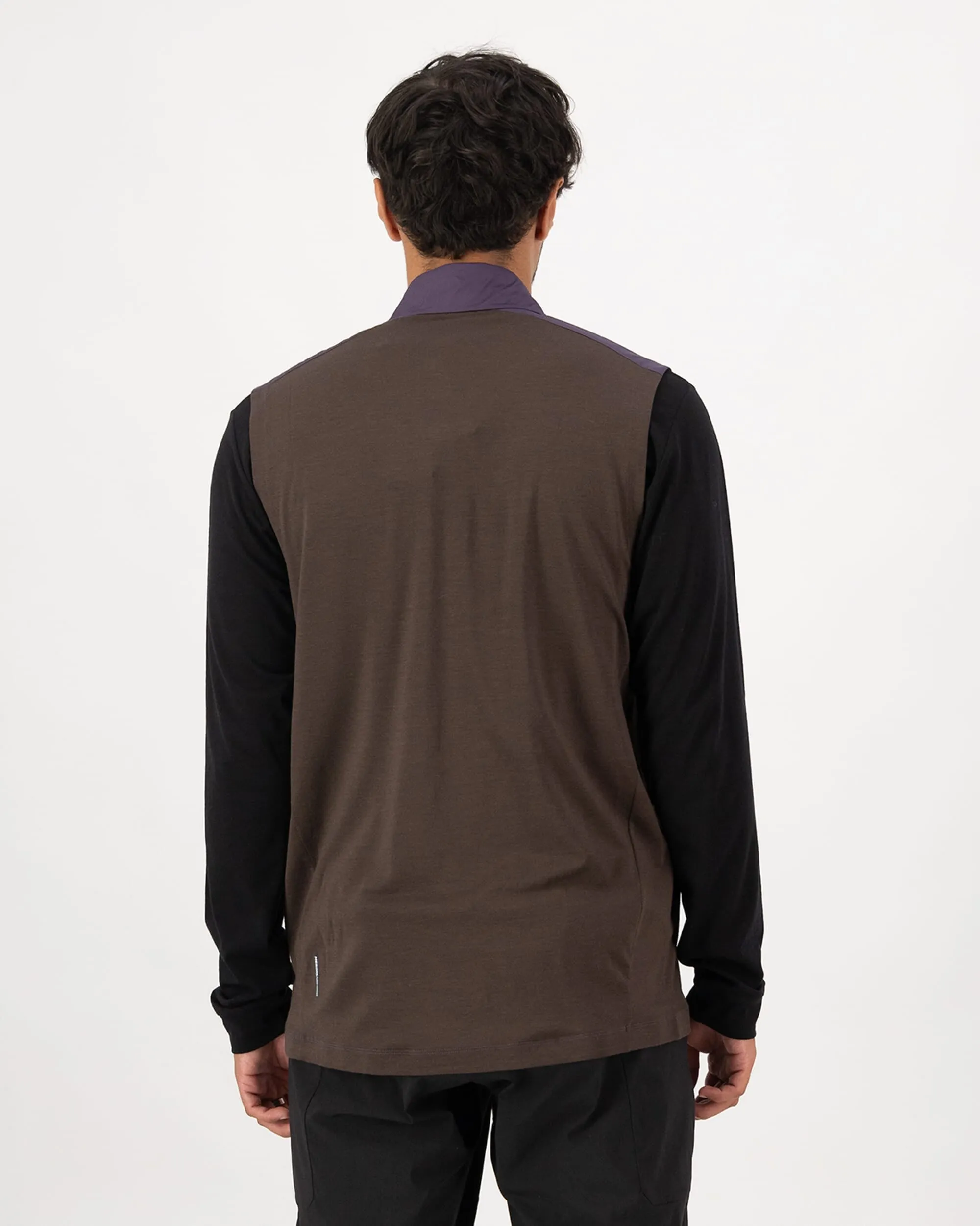 Redwood Merino Wind Vest - Indigo / Cedar