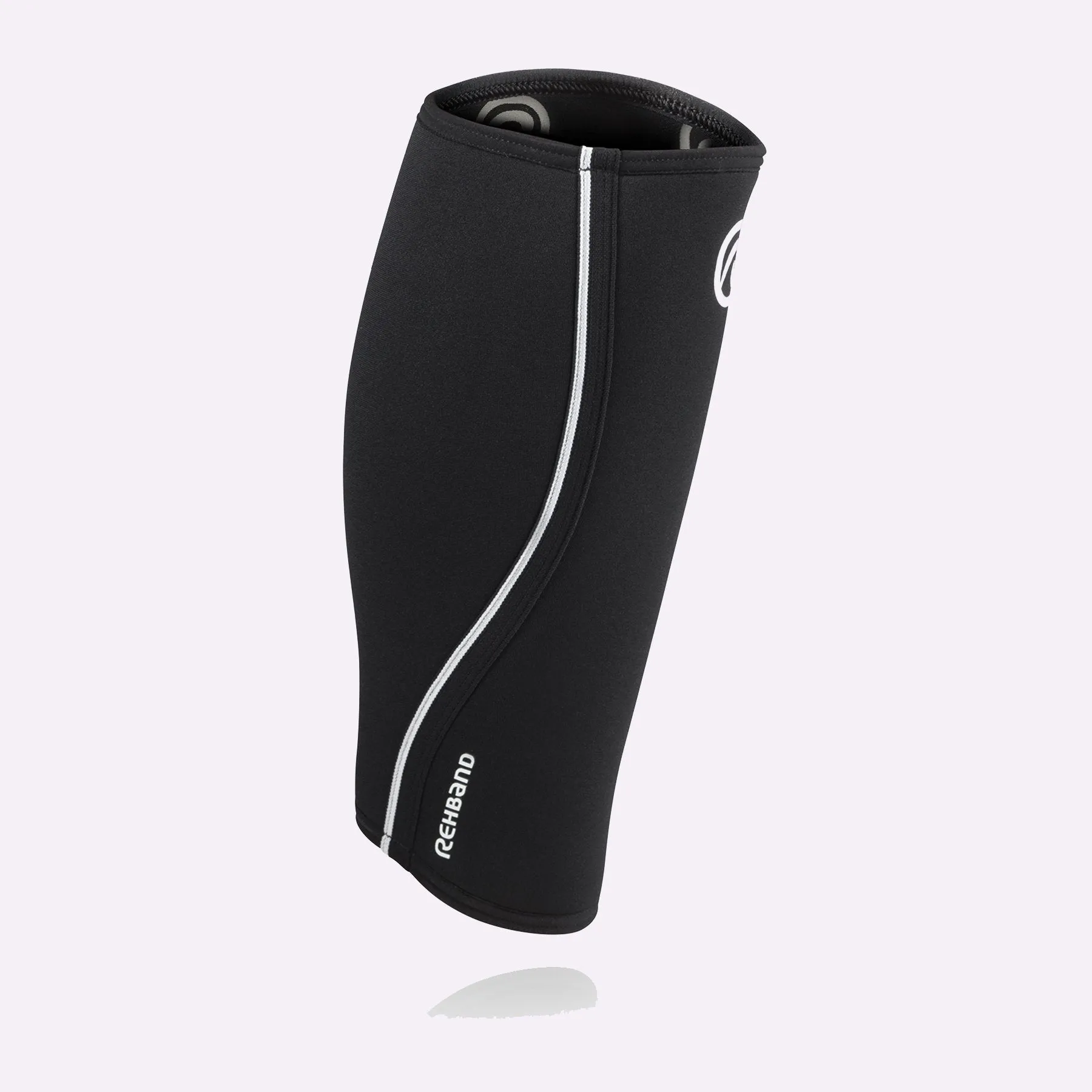 Rehband RX Shin/Calf Sleeve - 5mm - Black - SINGLE