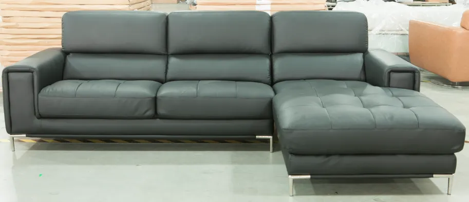 Rolleston 3 Seater Leather Lounge Suite