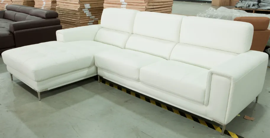 Rolleston 3 Seater Leather Lounge Suite