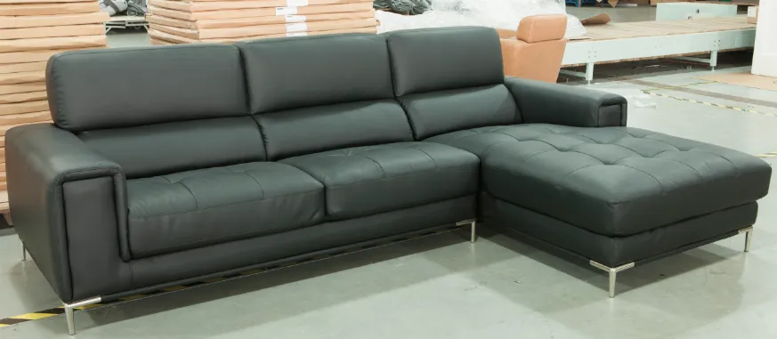 Rolleston 3 Seater Leather Lounge Suite