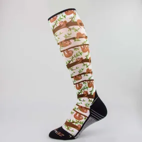 Sloths Compression Socks (Knee-High)