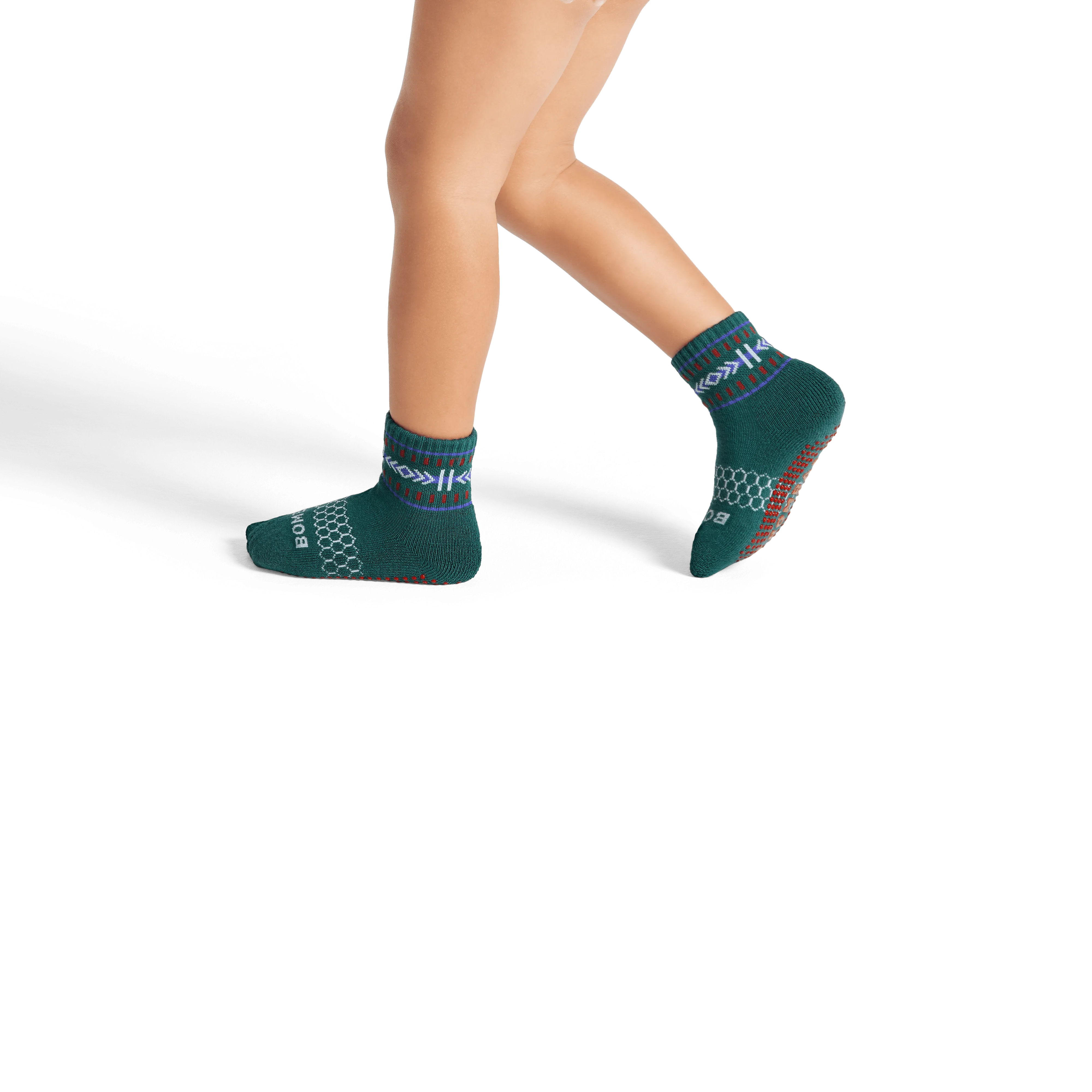 Toddler Holiday Gripper Calf Sock 4-Pack