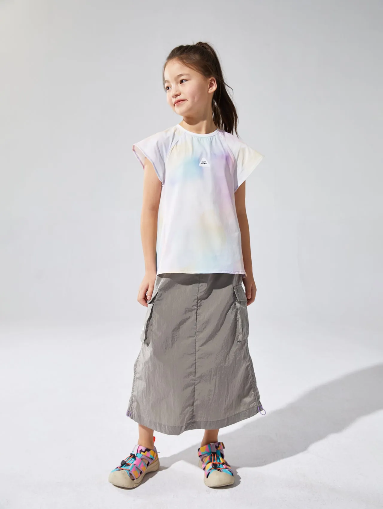 UrbanExplorer Family Matching Water-Repellent Long Skirt