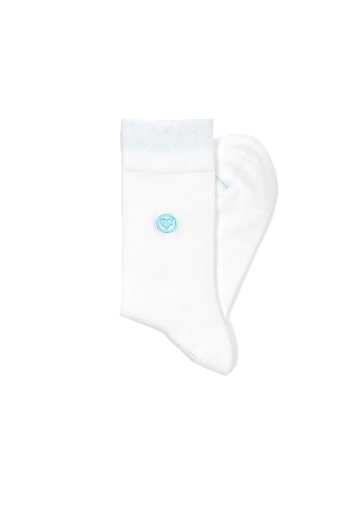 White Solid Socks (W)