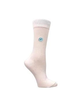 White Solid Socks (W)