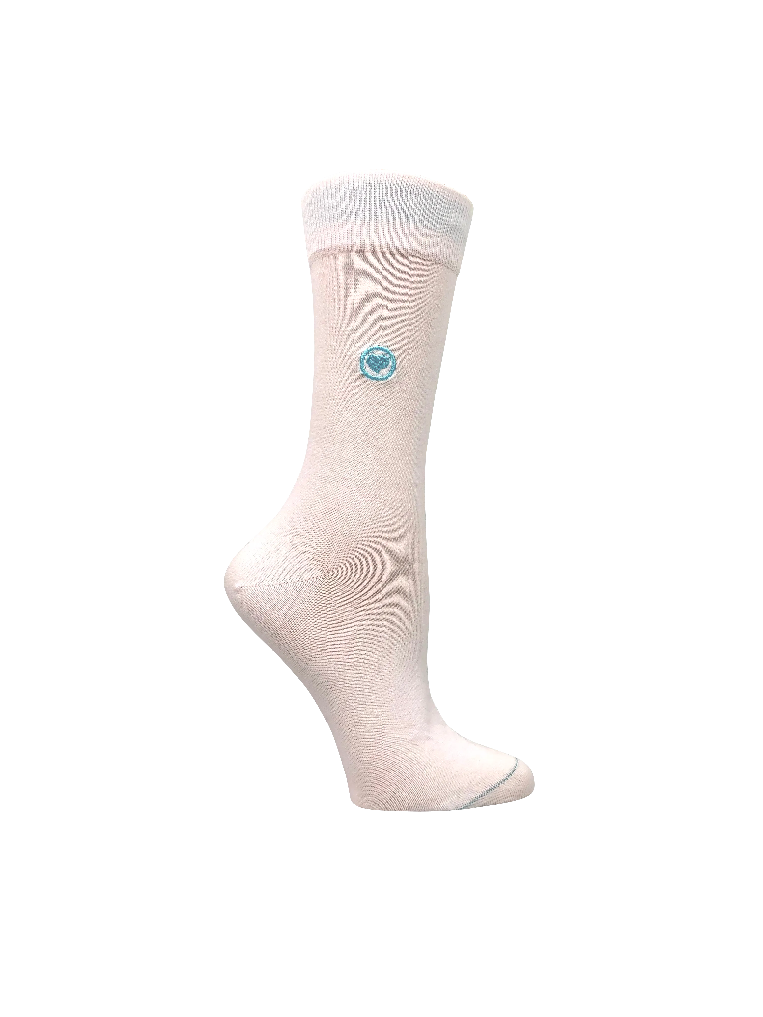 White Solid Socks (W)