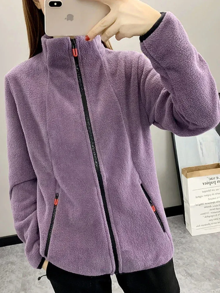 Women's Thermal Fleece Hiking Jacket